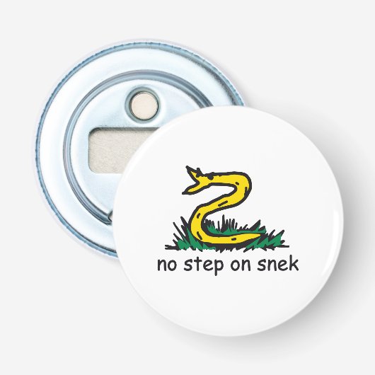 Décapsuleur No step on snek memes (Devant)