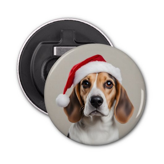 Décapsuleur Noël beagle (Devant)