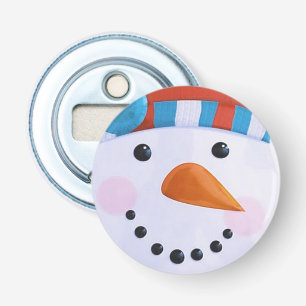 Décapsuleur Noël d'hiver de la carotte de Snowman