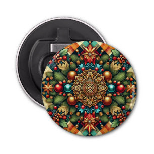 Décapsuleur Noël vintage/classique coloré