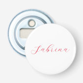 Décapsuleur Nom d'écriture professionnelle classique personnal (Devant)