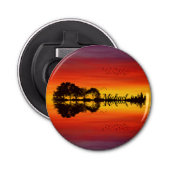 Décapsuleur Nom guitariste orange moderne Aquarelle (Devant)