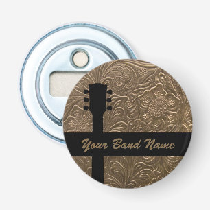 Décapsuleur Nom personnalisé Band Merch Rock Guitare Country M