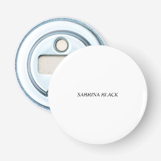 Décapsuleur Nom Simple Moderne Minimaliste Simple Blanc