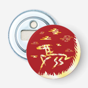 Décapsuleur Nouvel An lunaire chinois du Cheval 2026 4724 Feu