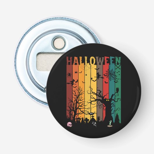 Décapsuleur Nuit Colorée d'Halloween (Devant)