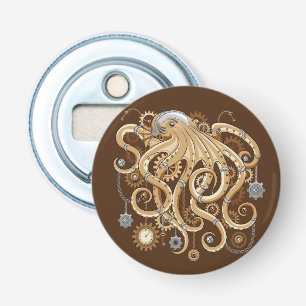 Décapsuleur Octopus Steampunk Surreal Retro Style Machine