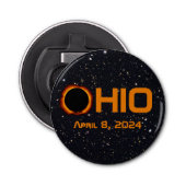 Décapsuleur Ohio 2024 Total Éclipse Solaire (Devant)