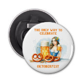 Décapsuleur Oktoberfest Party Avec Bière Et Pretzels ai (Devant)