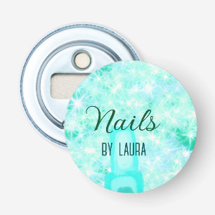 Décapsuleur Ongles turquoise sarcelle agate aqua ajoutez nom s