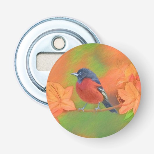 Décapsuleur Orchard Oriole Songbird Peinture Oiseau original (Devant)