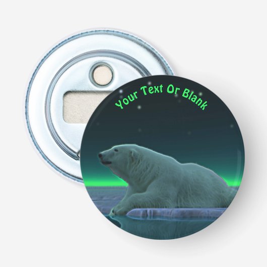 Décapsuleur Ours polaire à bord de glace (Devant)