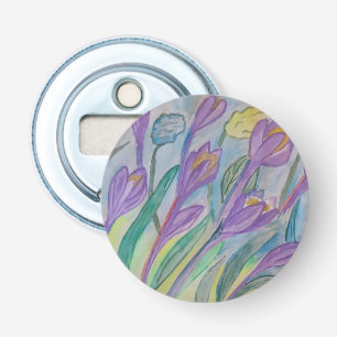Décapsuleur Ouverture Abstraite de la bouteille de crocus de p