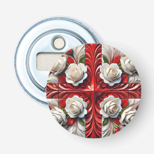 Décapsuleur Ouverture bouteille avec design Rose anglais