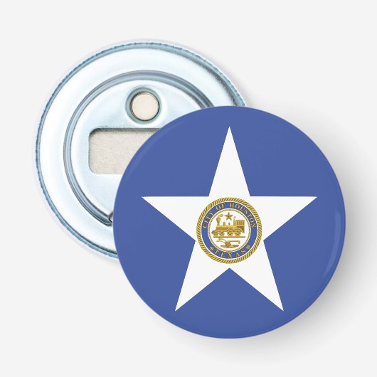 Décapsuleur Ouverture de bouteille avec Drapeau de Houston (Devant)