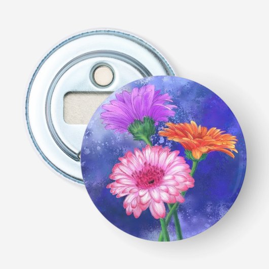 Décapsuleur Ouverture de bouteille Daisy Gerbera (Devant)