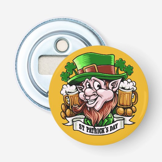 Décapsuleur Ouverture de bouteille de la Saint Patrick’s Day (Devant)