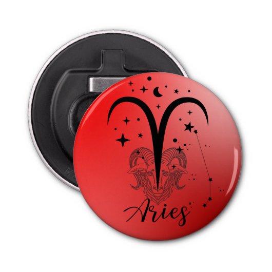 Décapsuleur Ouverture de bouteille Zodiac Aries (Devant)