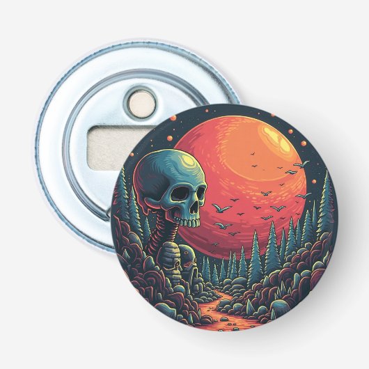 Décapsuleur Ouverture de la bouteille de bouton (Devant)