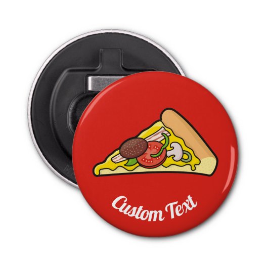 Décapsuleur Ouverture de la bouteille de pizza Slice (Devant)