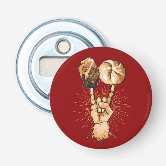 Décapsuleur Ouverture de la bouteille de roche et de rouleau (Devant)