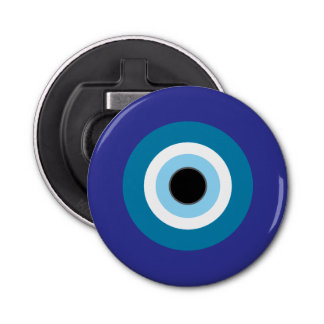 Décapsuleur Ouverture de la bouteille d'oeil bleu rond