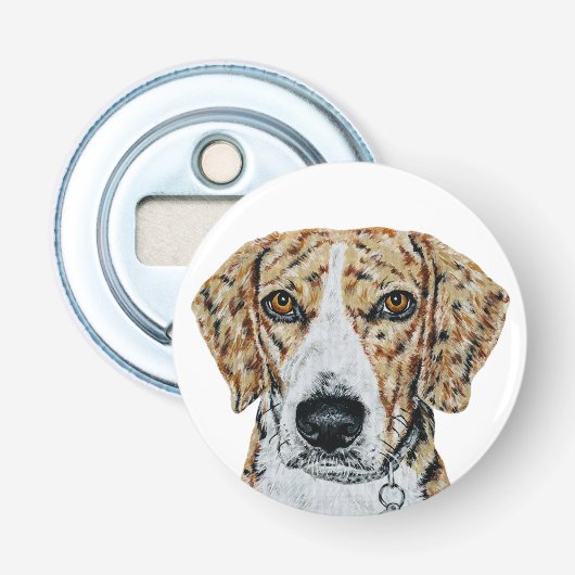 Décapsuleur Ouvrage de bouteille de chien beagle (Devant)