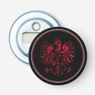 Décapsuleur Ouvrage de bouteille de drapeau polonais, Emblème