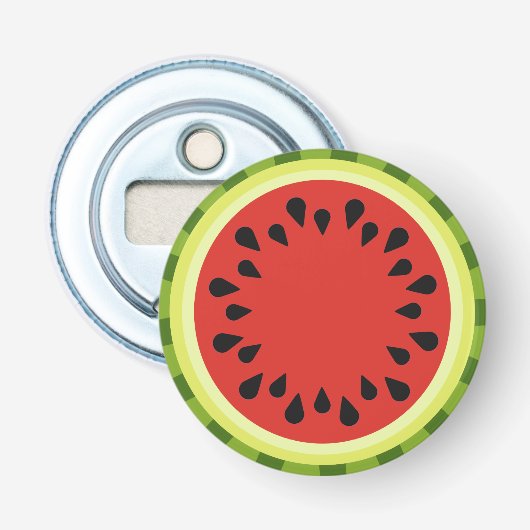 Décapsuleur Ouvrage du bouton de la tranche de melon rouge (Devant)