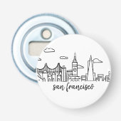 Décapsuleur Ouvreur de bouteille de San Francisco (Devant)