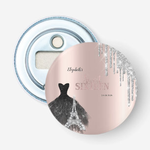 Décapsuleur Paillettes qui dégoulinent,Robe,Tour Eiffel Sweet