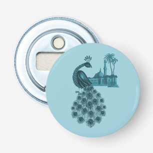 Décapsuleur Paon Bleu Romantique
