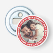 Décapsuleur Papa Coolle Jamais Photo Personnalisée Moderne (Devant)