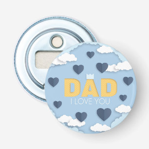Décapsuleur Papa, je t'aime, fête des pères cadeau