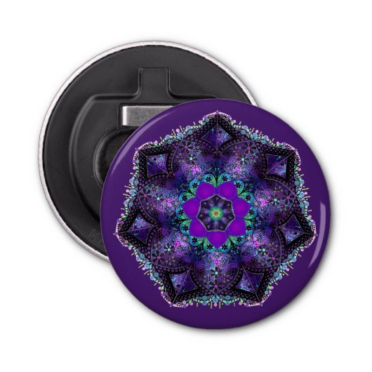 Décapsuleur Parapluie violet & coeurs .7 (Devant)