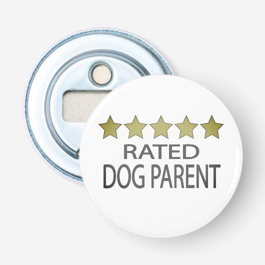 Décapsuleur Parent de chien cinq étoiles (Devant)