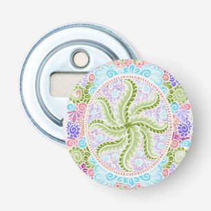 Décapsuleur Pastel Nature Mandala Art