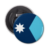 Décapsuleur Patriotic bottle opener with Flag of Minnesota, US (Devant)