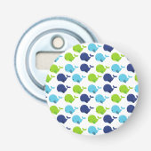 Décapsuleur Pattern of Whales, Cute Whales, Sea Animals (Devant)