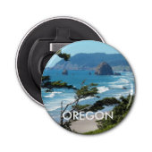 Décapsuleur Paysage côtier pittoresque de l'Oregon (Devant)