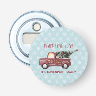 Décapsuleur Peace Love & Joy Toy Camion Joyeux Noël