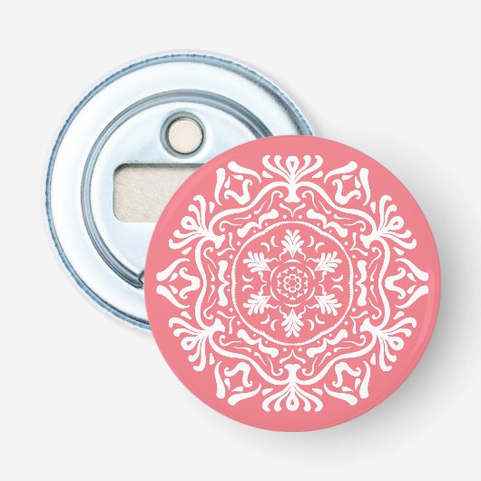 Décapsuleur Peach Mandala (Devant)