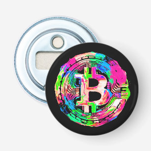 Décapsuleur Peinture à l'huile "Bitcoin Cypherpunk"