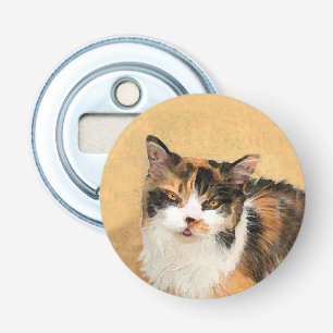 Décapsuleur Peinture de chat Calico - Cute Original Cat Art