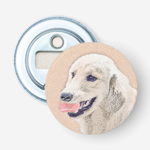 Décapsuleur Peinture de Chien Retriever doré avec Balle de Ten