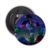 Décapsuleur Peinture de lecture en hiver (Devant)