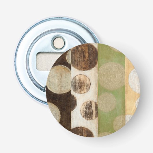 Décapsuleur Peinture en panneau de bois de tonalité Terre avec (Devant)