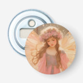 Décapsuleur Peinture Imaginaire Fée Rose Cute (Devant)