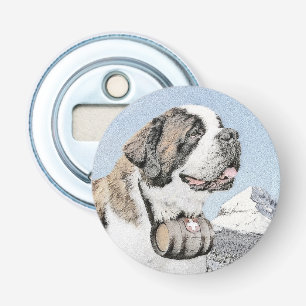 Décapsuleur Peinture Saint Bernard - Cute Original Chien Art