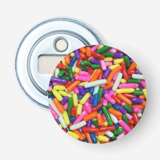Décapsuleur Pépites de bonbons colorés (Devant)